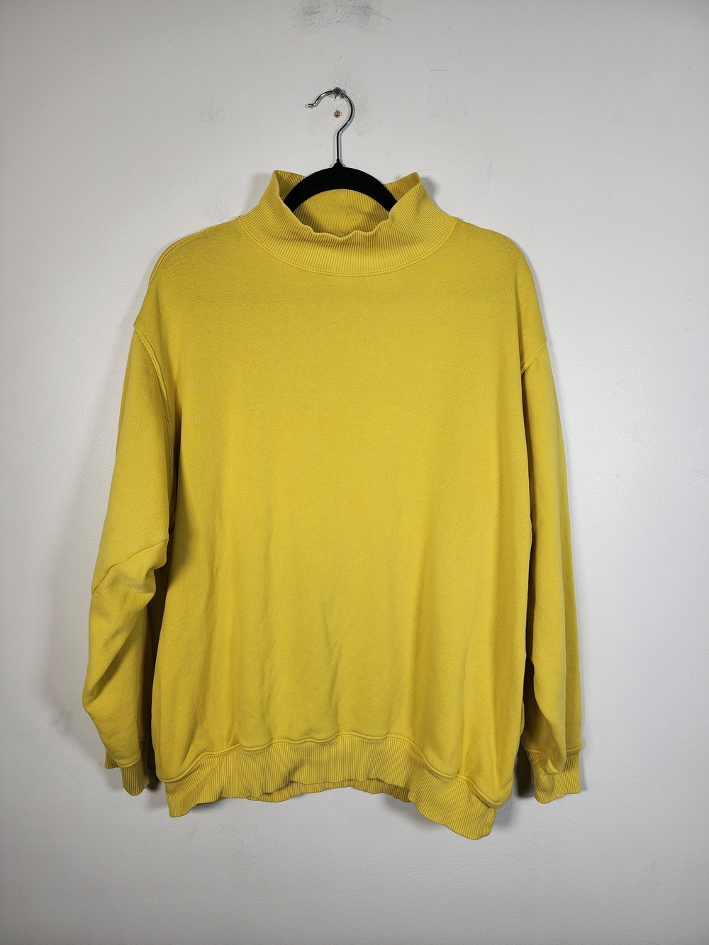 aerie Relaxed Turtleneck Sweater in Lemon Yellow - Picture 3 of 8